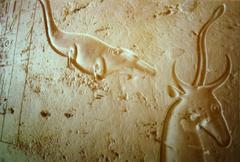 Tomb KV15 of Seti II Egyptian Pharaoh with hieroglyphs and wall paintings