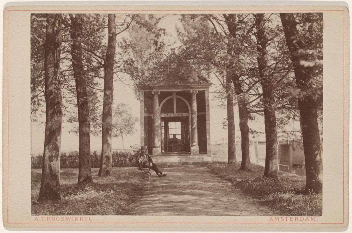 Historic museum tea pavilion at Frankendael, Amsterdam from around 1880
