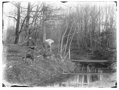 Historic photograph of Frankendael at Middenweg 72 in Amsterdam, taken by Jacob Olie in 1896
