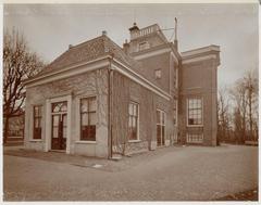 Historic side and rear view of Huize Frankendaal building at Middenweg 72, Amsterdam