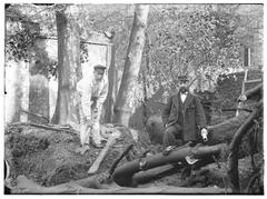 Historic photograph of Frankendael estate at Middenweg 72 in Amsterdam, taken by Jacob Olie between 1890 and 1905
