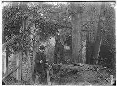 Historical photograph of Middenweg 72, Frankendael estate in Amsterdam, taken by Jacob Olie between 1890 and 1905
