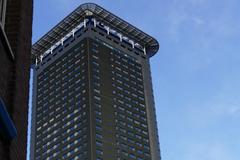 The Hague Tower in Den Haag, Netherlands on a clear day
