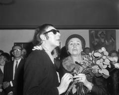 Presentation of Max Heymans book 'Knal' at Nieuwe de La Mar Theater in Amsterdam in 1966
