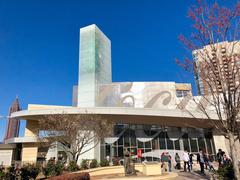 The World of Coca-Cola entrance in Atlanta with Coca-Cola logo and colorful displays
