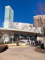 The World of Coca-Cola entrance in Atlanta, GA with colorful Coca-Cola signage