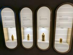 Golden Bottle Display at World of Coca-Cola Museum
