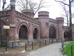 Old abandoned Baszta Niedźwiedzi tower in Poland