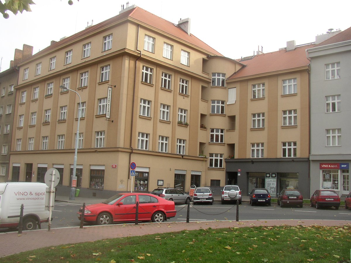 Dejvice Theatre building in Prague, Czech Republic