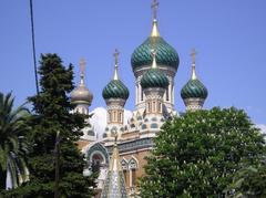 Russian Orthodox Cathedral in Nice France exterior