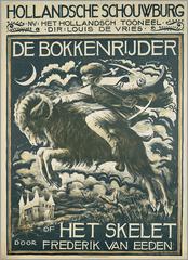 Poster of De Bokkenrijder or the Skeleton by Het Hollandsch Tooneel