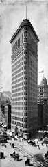 1911 illustration of the Flatiron Building in New York