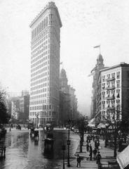 The Flatiron Building in Manhattan, New York City, circa 1903
