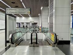MRT Tun Razak Exchange station concourse in Kuala Lumpur