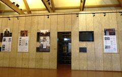 Part of the exhibition at the Sakharov Center in Moscow showing human rights and historical displays