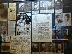 Part of the exhibition at the Sakharov Center in Moscow, photographed in late October 2019
