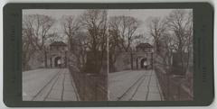 Entrance of Kastellet fortress in Copenhagen captured in 1892
