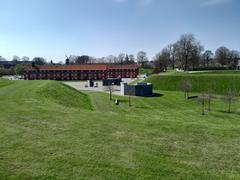 Scenic landscape view of Copenhagen, Denmark with traditional architecture and greenery