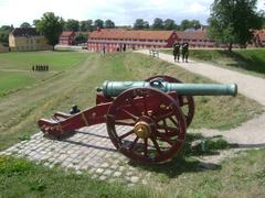 Aerial view of Kastellet fortress in Copenhagen, Denmark