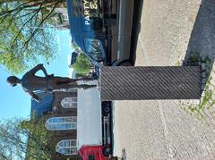The Lieverdje statue in Amsterdam after repair from March to June 2024