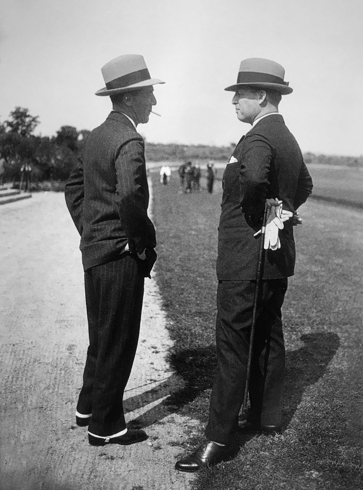 Jacobo Fitz-James Stuart, 17th Duke of Alba and King George II of Greece at polo championship