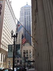Chicago Board of Trade building in Chicago city