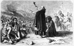 Maurice of Inchaffray blessing the Scottish army at the Battle of Bannockburn in 1314