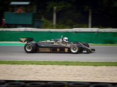 Formula 1 car racing at Brno Grand Prix