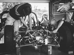Formula 1 race action at Brno Grand Prix Revival