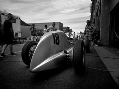 F1 cars racing at Brno Grand Prix revival event