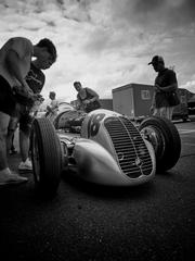 Formula 1 car racing at Brno Grand Prix revival event