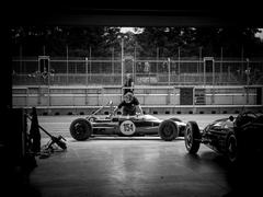 F1 Brno Grand Prix Revival race with Formula 1 cars on the track