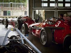 Formula 1 racing cars at Brno Grand Prix revival event