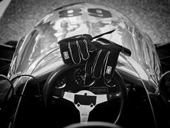 Formula 1 car racing at Brno Grand Prix Revival