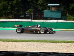 Formula 1 racing car on Brno Circuit