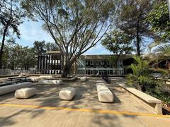University campus building in Oaxaca with clear sky