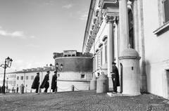 Changing of the Guard ceremony at Quirinale Palace in Rome
