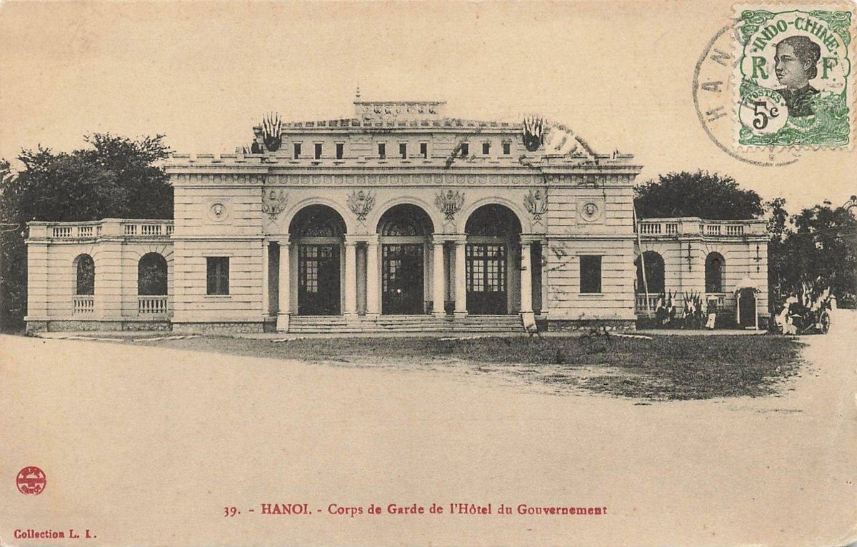 Corps de Garde de l'Hôtel du Gouvernement in Hanoi historic building
