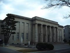 Exterior view of the Former Japanese Naval Academy Educational Reference Pavilion in Etajima City