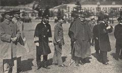Marshal Joffre with Japanese officials in Etajima
