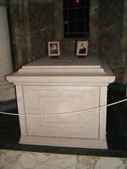 Grave of King Leopold II and Queen Marie Henriette inside the Church of Our Lady in Laeken