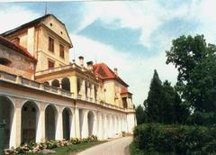 Schloss Hollenegg manor house with traditional architecture surrounded by greenery