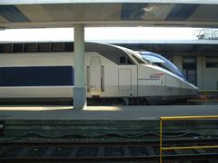 TGV high-speed train at Brest railway station in 2003