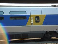 TGV high-speed train at Brest railway station in 2003