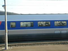 TGV train at Brest railway station in 2003