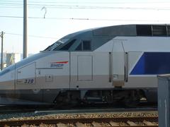 TGV high-speed train at Brest railway station in 2003
