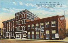 Ransom Hall Music Hall and Publication Building at Moody Bible Institute Chicago on North Wells Street