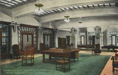 Reception Hall interior of the Womens Building at Moody Bible Institute in Chicago