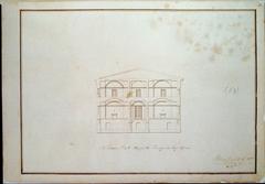 Historic 2nd Bank of the United States building in Philadelphia showing east and west sections