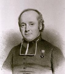 Portrait of Joseph-Olivier Andries, Belgian priest and historian, 1836